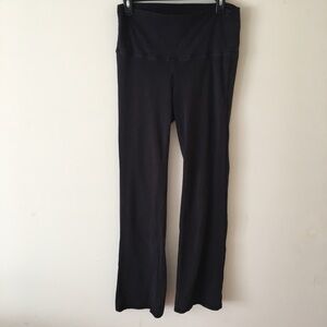 Motherhood Black Boot Cut Flare Pants with Comfort Waistband